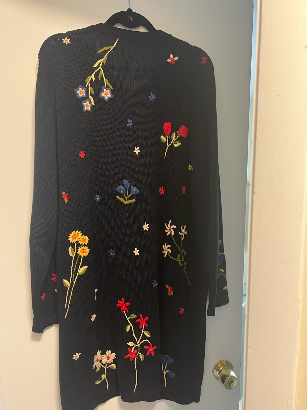Quacker Factory Floral Embroidered Cardigan - photo 2