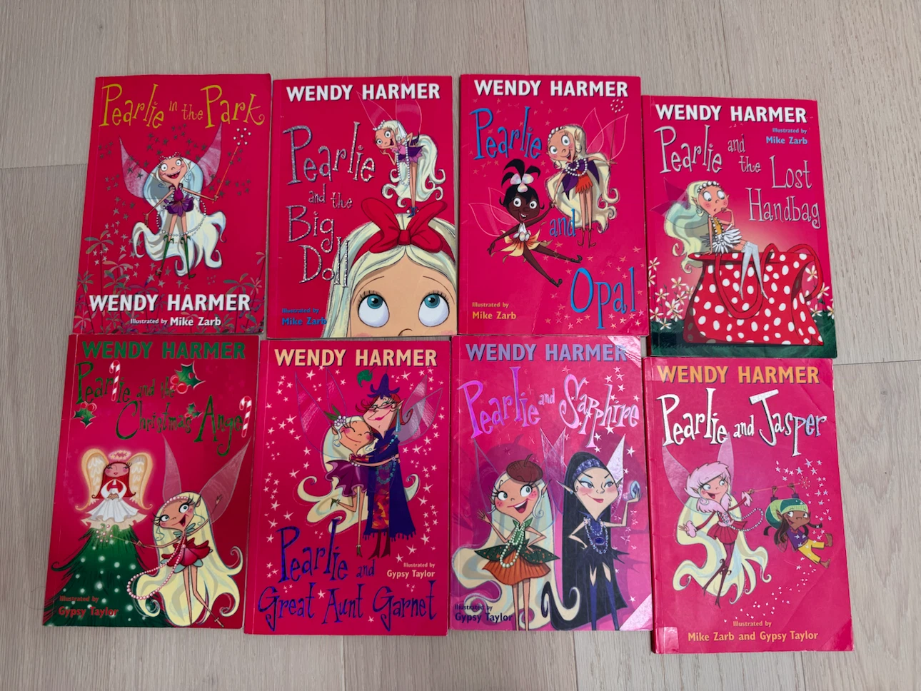 Set of 8 Pearlie Books by Wendy Harmer