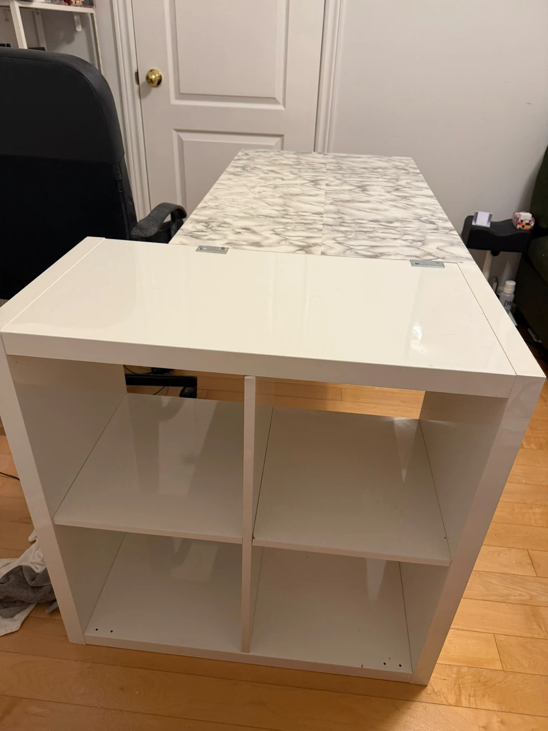 IKEA Desk with Storage Unit