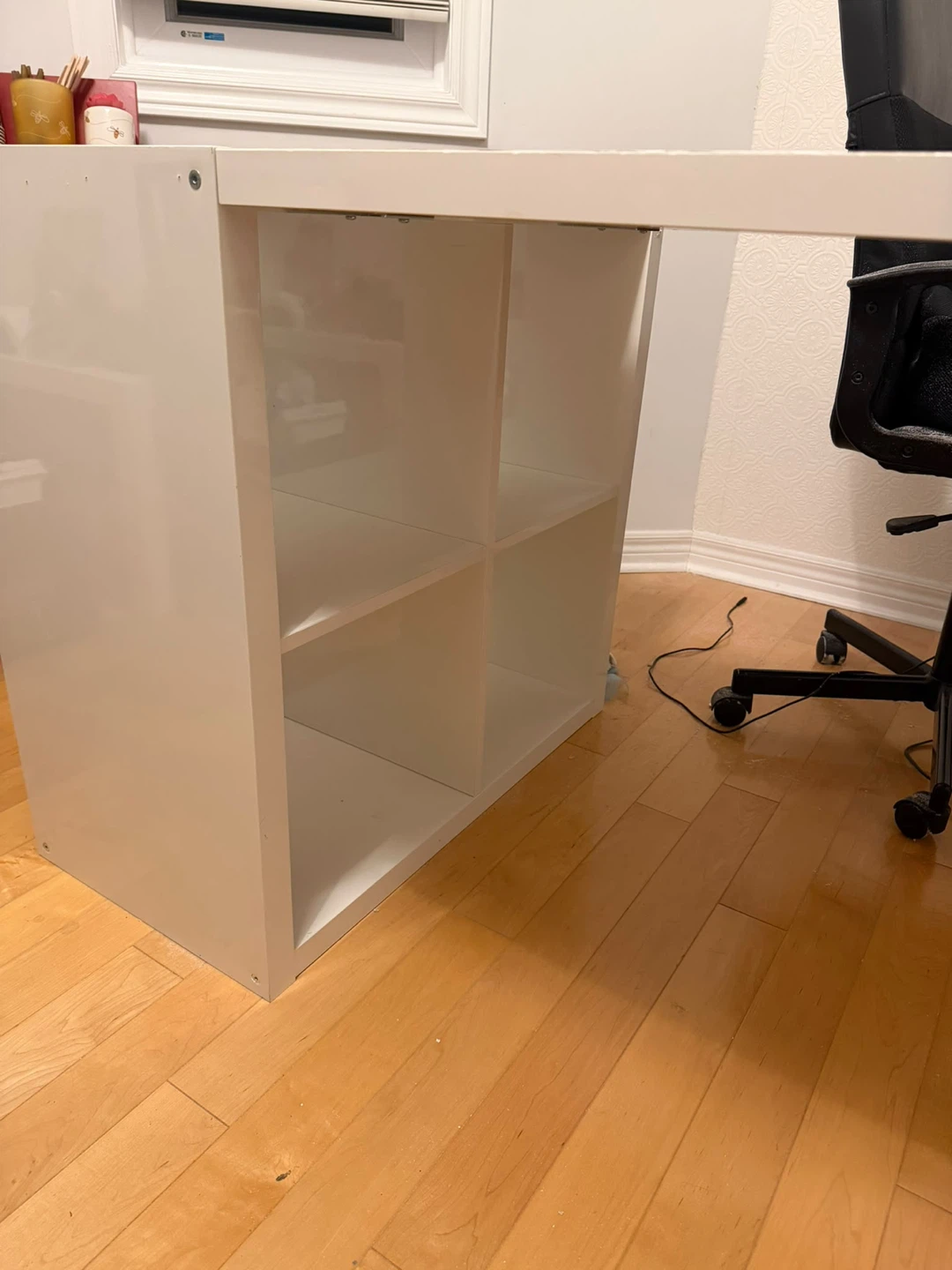 IKEA Desk with Storage Unit - photo 2