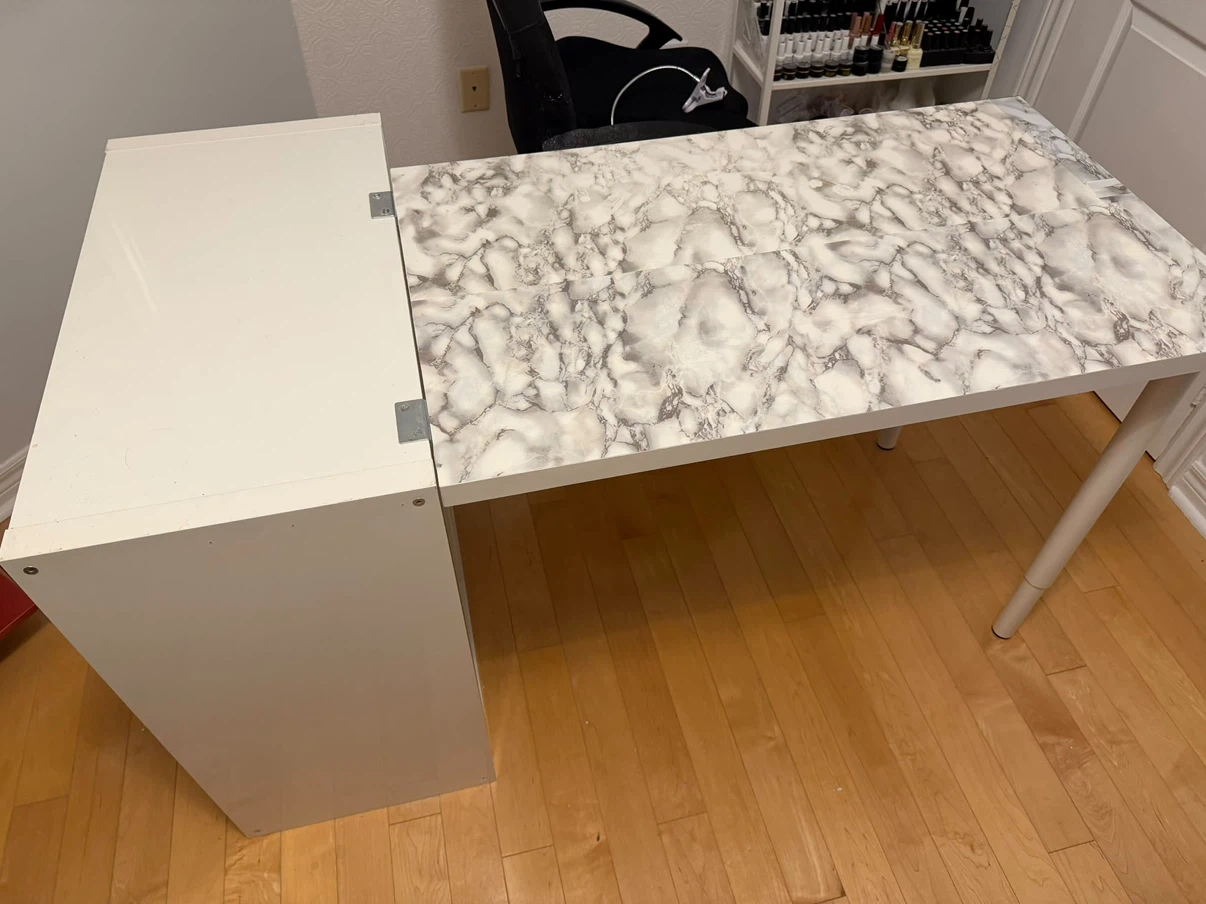 IKEA Desk with Storage Unit - photo 4