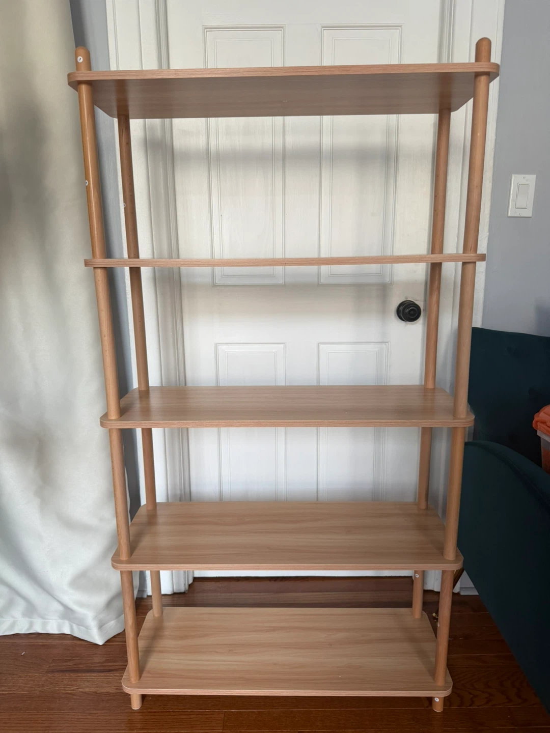 5-Tier Bookshelf - Oak