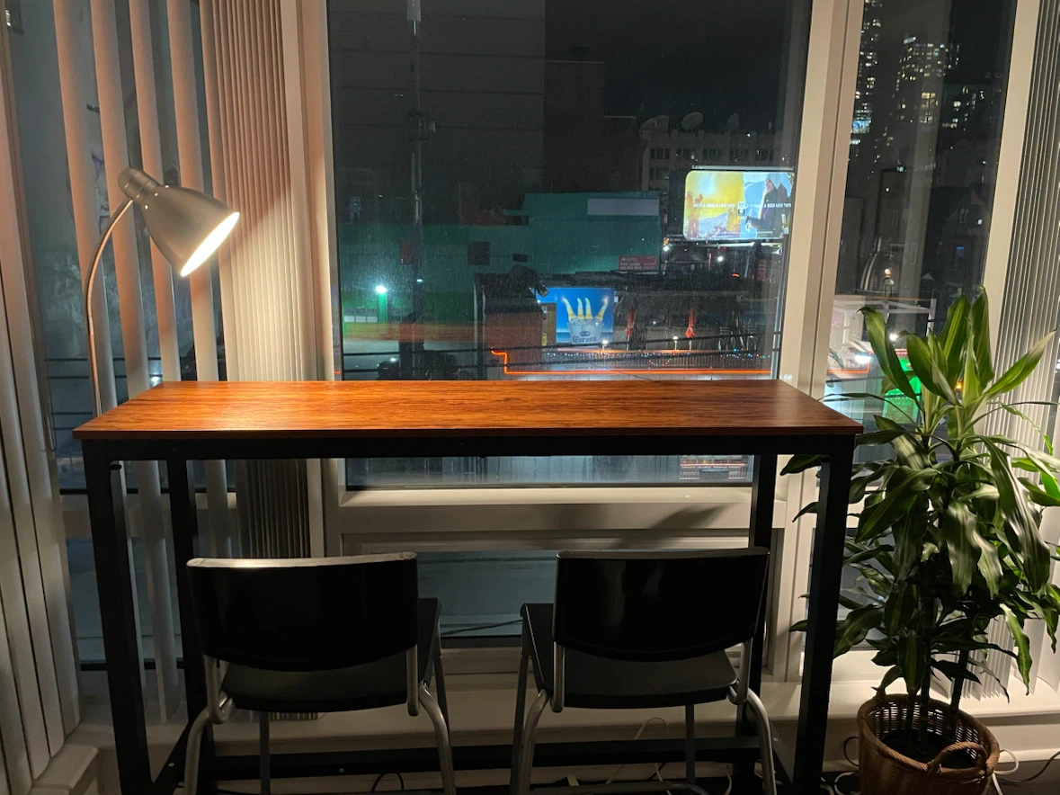 53” Bar Table + 2 Stools
