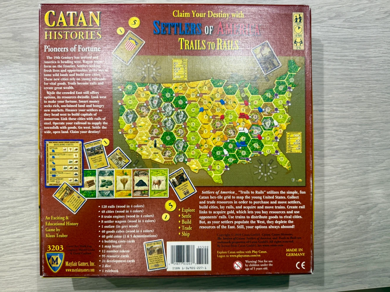 Catan Histories Settlers of America Trails to Rails - photo 2