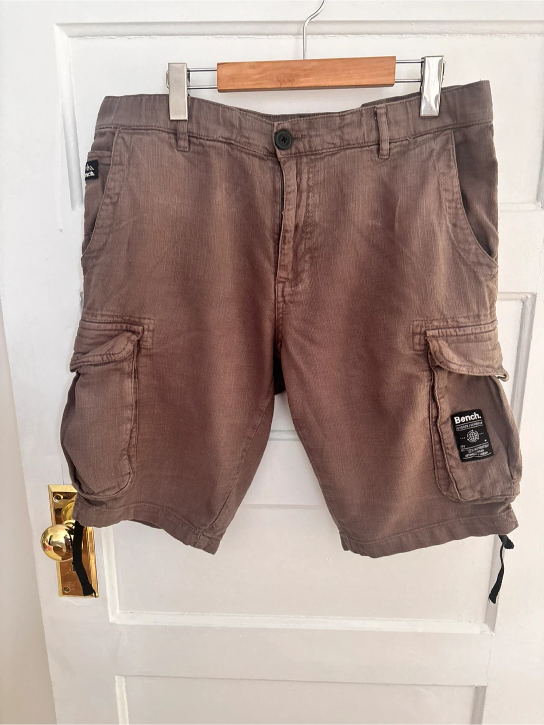 Bench Brown Cargo Shorts Size 32