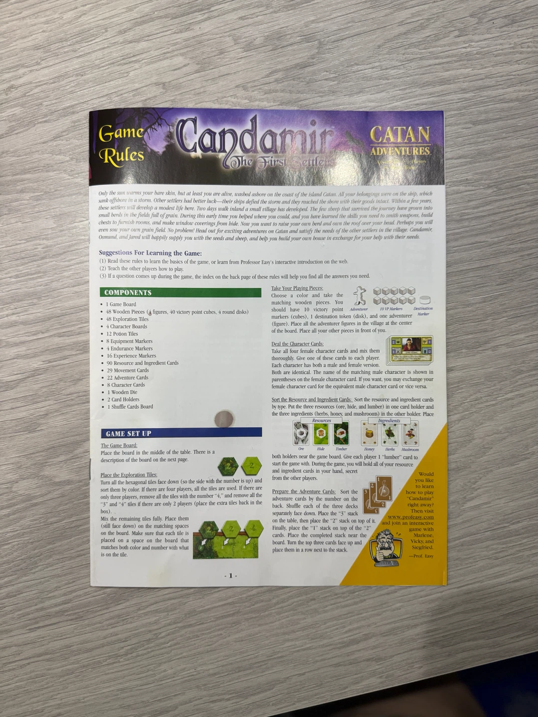 Catan Adventures: Candamir The First Settlers Board Game - photo 3