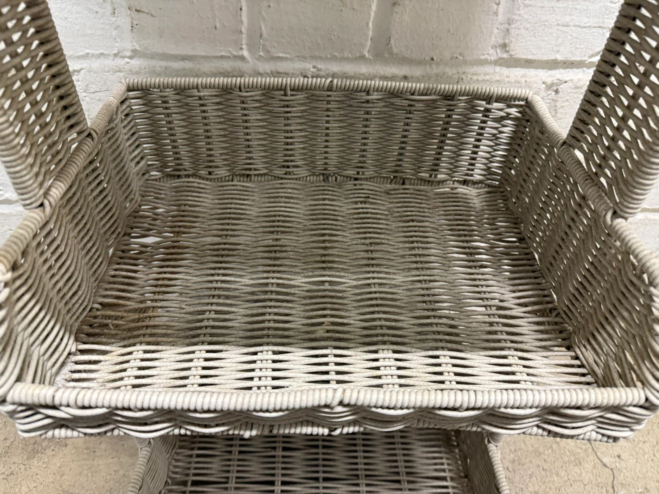 4-tier woven basket stand for sale - photo 3