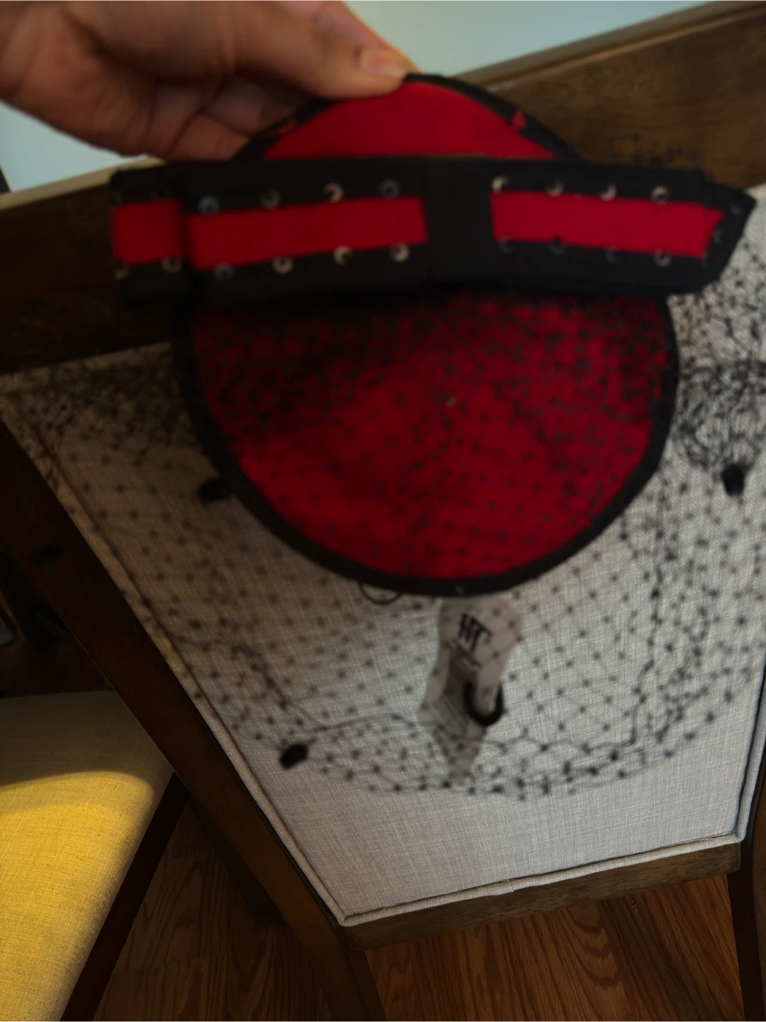 Hottopic Red Bow Veil Cocktail Hat - photo 3
