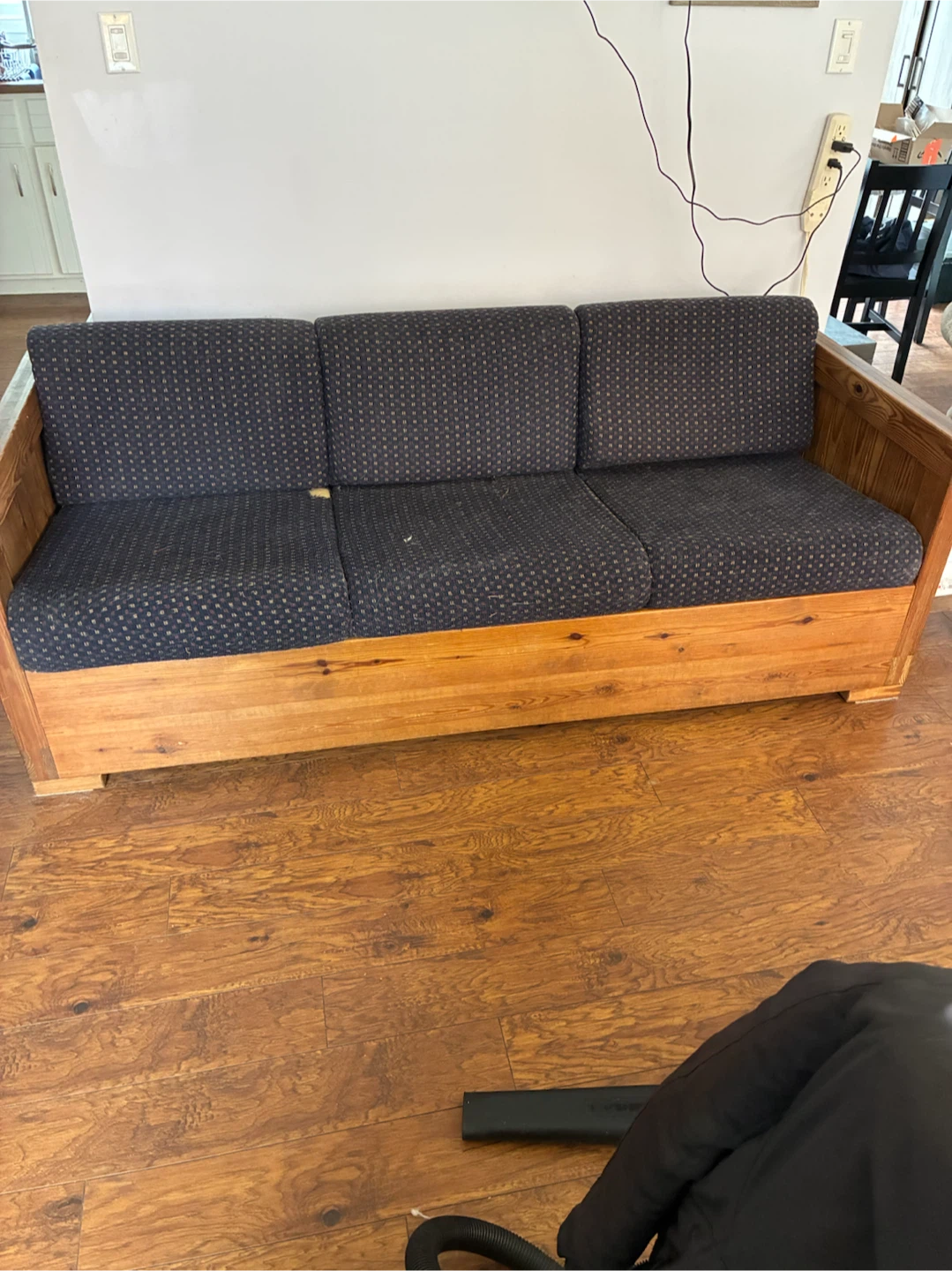 Solid Wood Frame Couch - Great DIY / Reupholster Project - $50