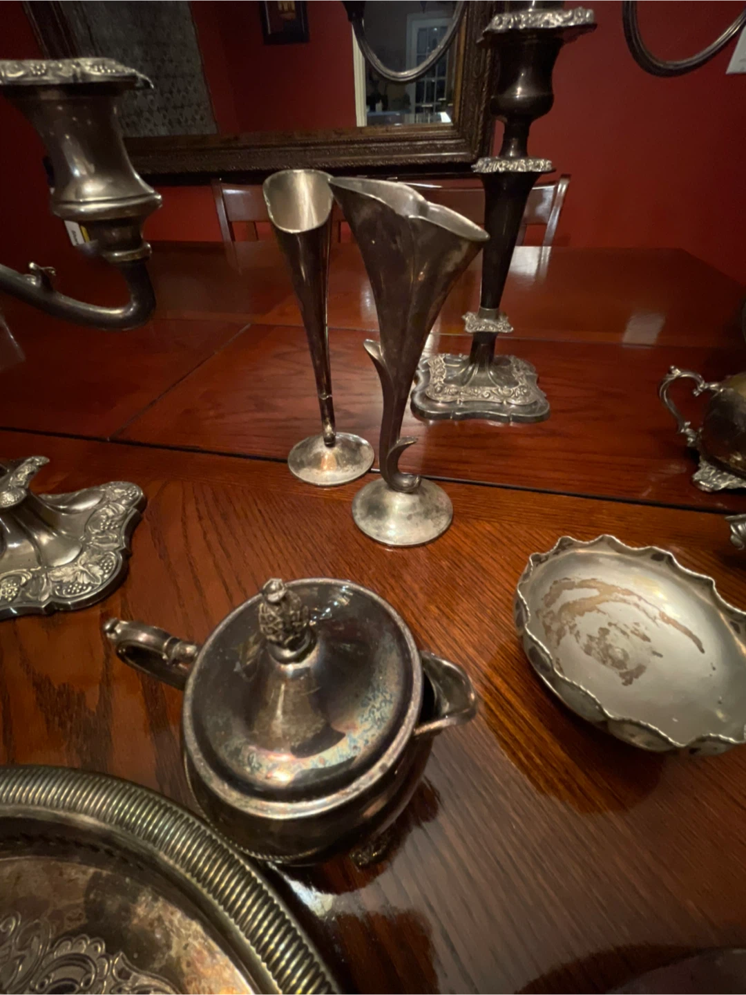 Vintage Silver Plated Candelabra