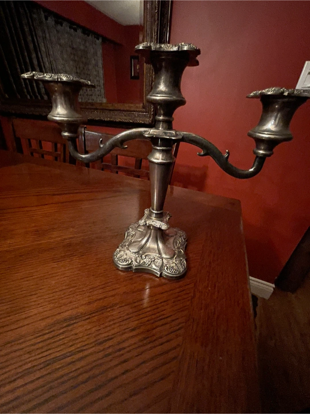 Vintage Silver Plated Candelabra - photo 4