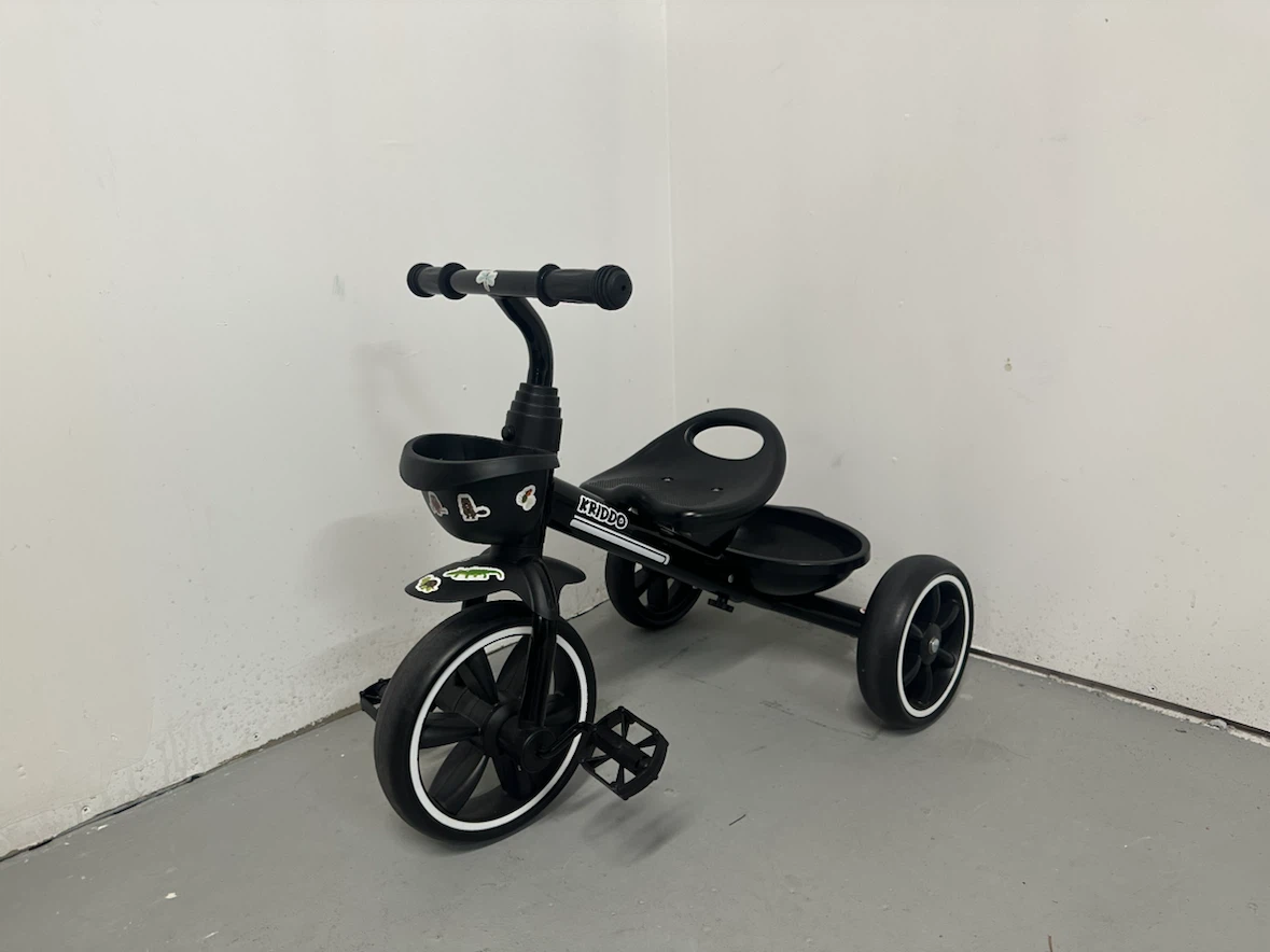 KRIDDO Kids’ Tricycle with Basket & Rear Tray