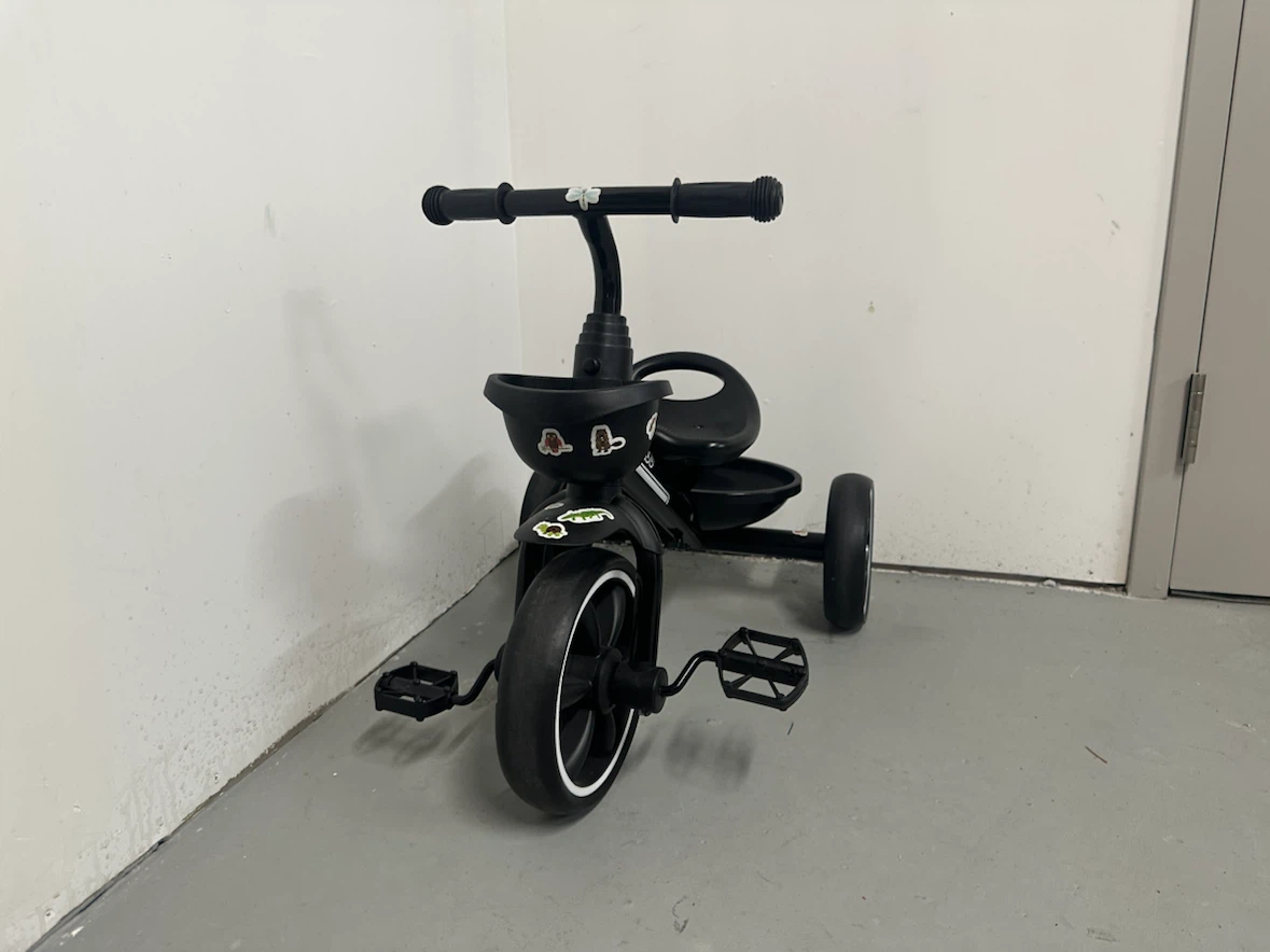 KRIDDO Kids’ Tricycle with Basket & Rear Tray - photo 3