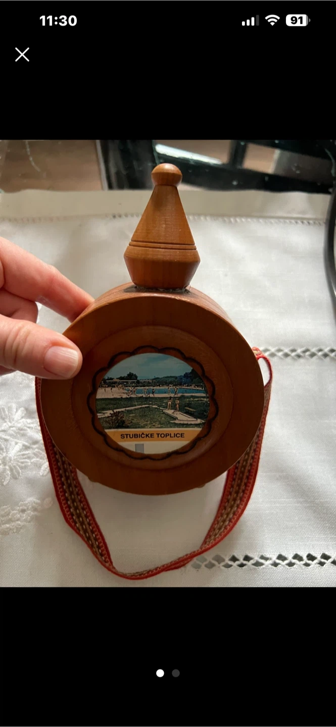Vintage Wooden Canteen from Stubicke Toplice