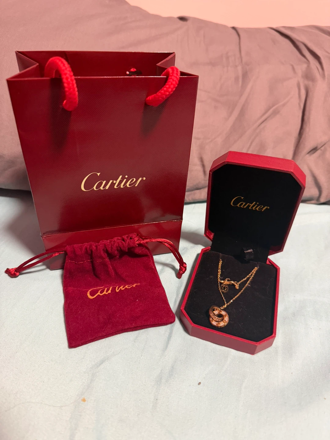 Cartier Love Necklace with Diamond Pave - photo 2