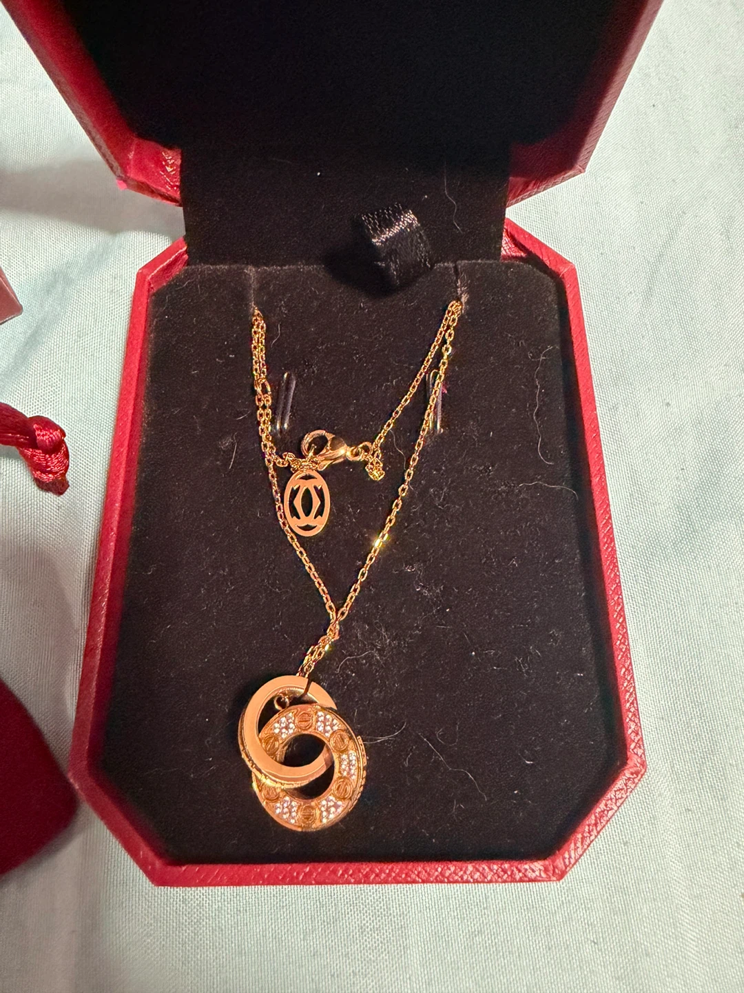 Cartier Love Necklace with Diamond Pave - photo 3