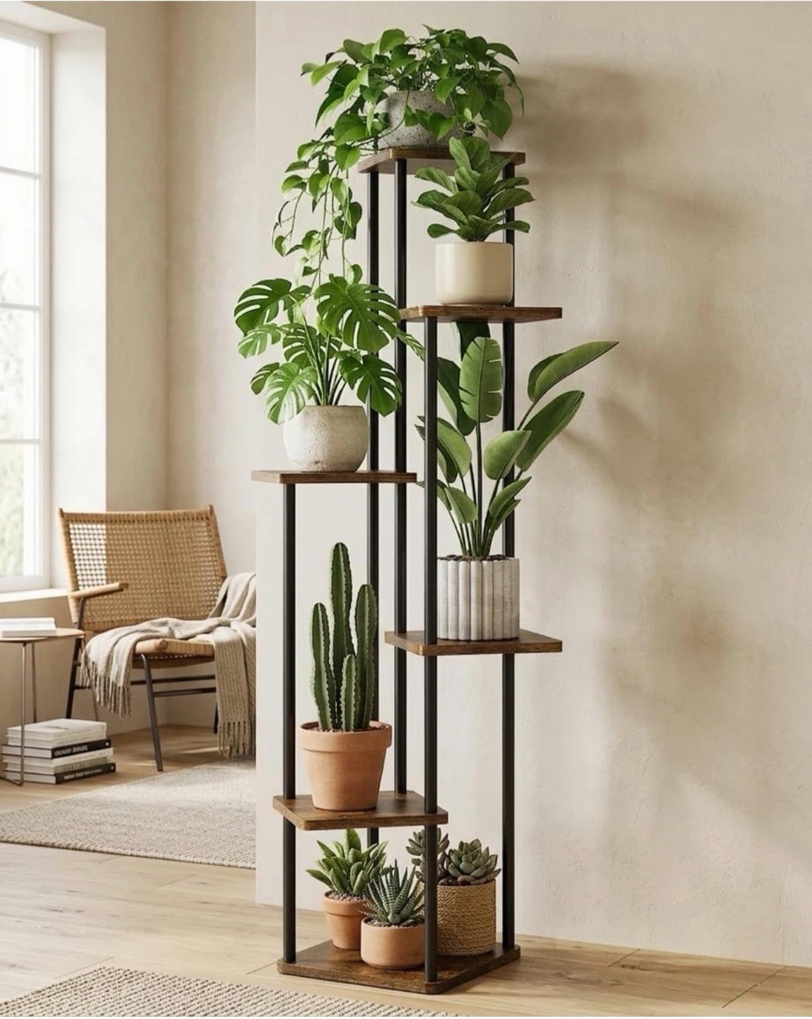 6 Tier Tall Plant Stand