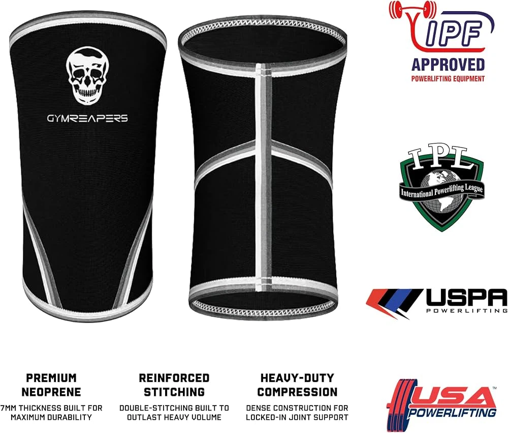 Gymreapers 7mm Knee Sleeves (1 Pair) - Brand new - photo 2