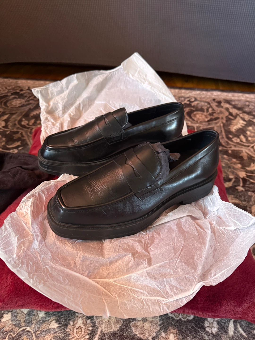 Simons Black Platform Loafers - photo 3