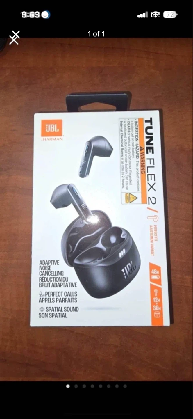 JBL Tune Flex 2 Noise Cancelling Earbuds