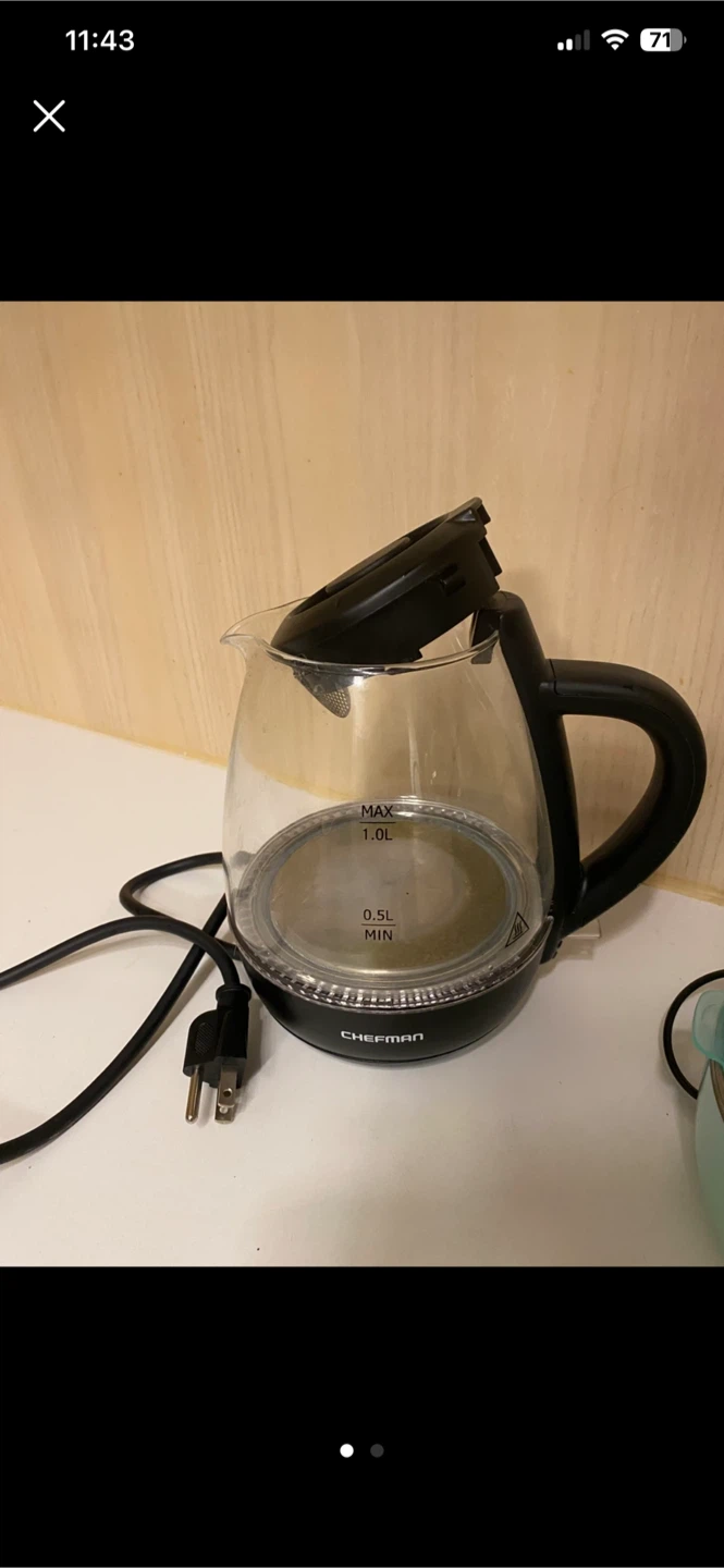 Chefman Electric Kettle and eggboiler