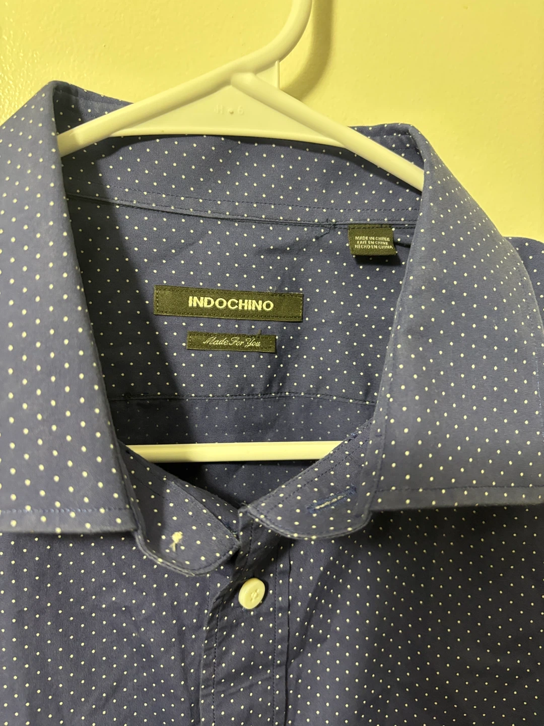 Indochino blue polka dot dress shirt - photo 2