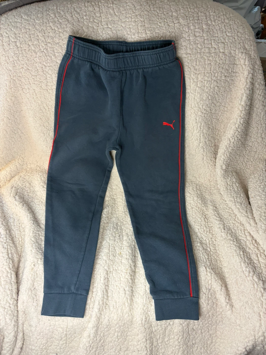 Puma Boys Sweatpants Navy Blue