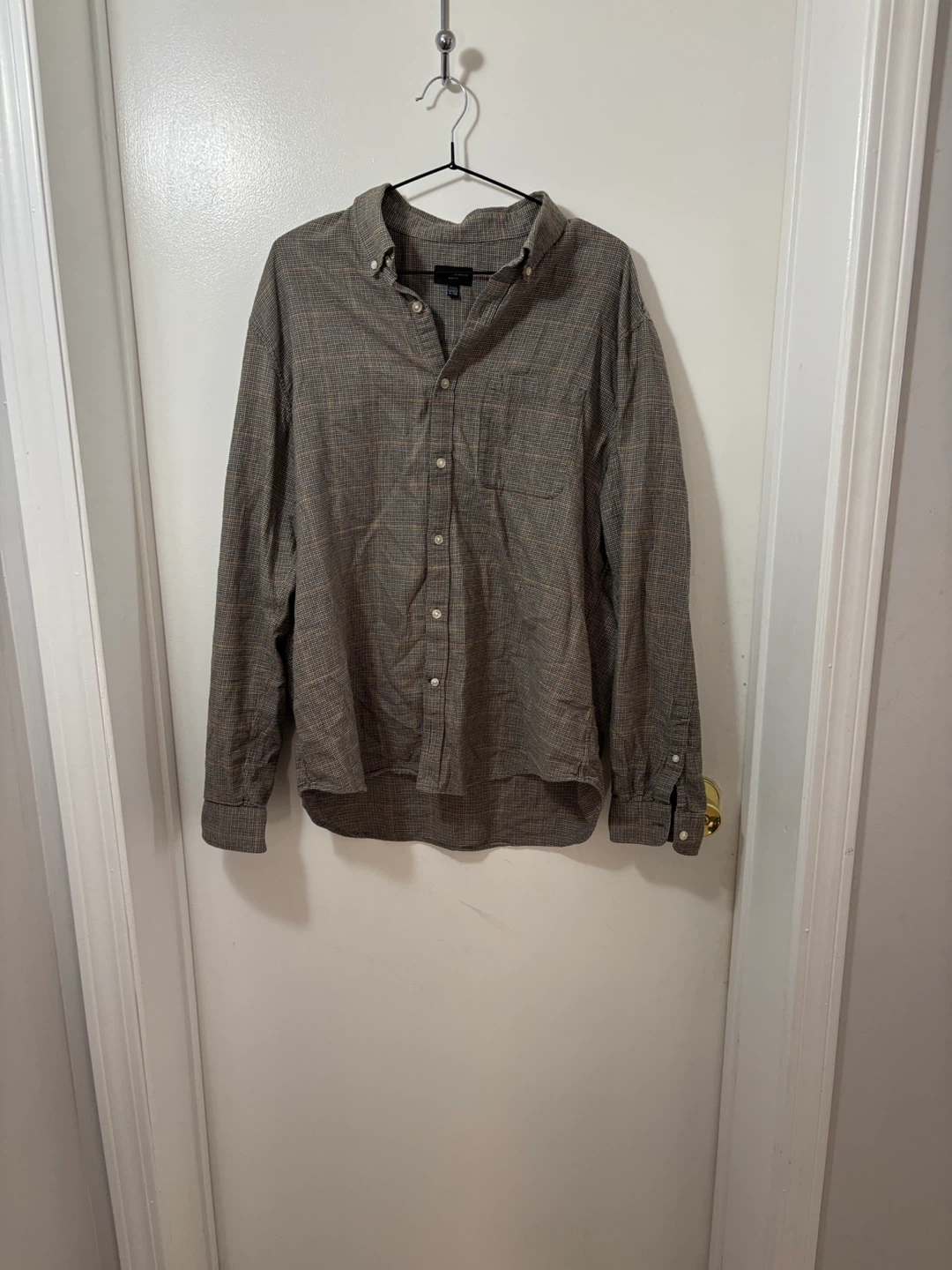 Club Monaco Slim Fit Plaid Shirt