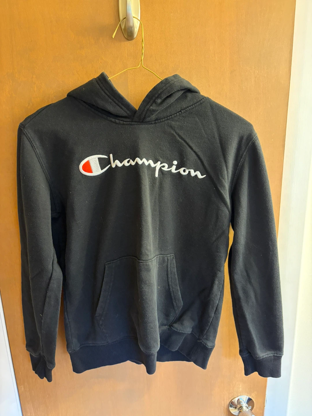 Champion Kids Black Hoodie