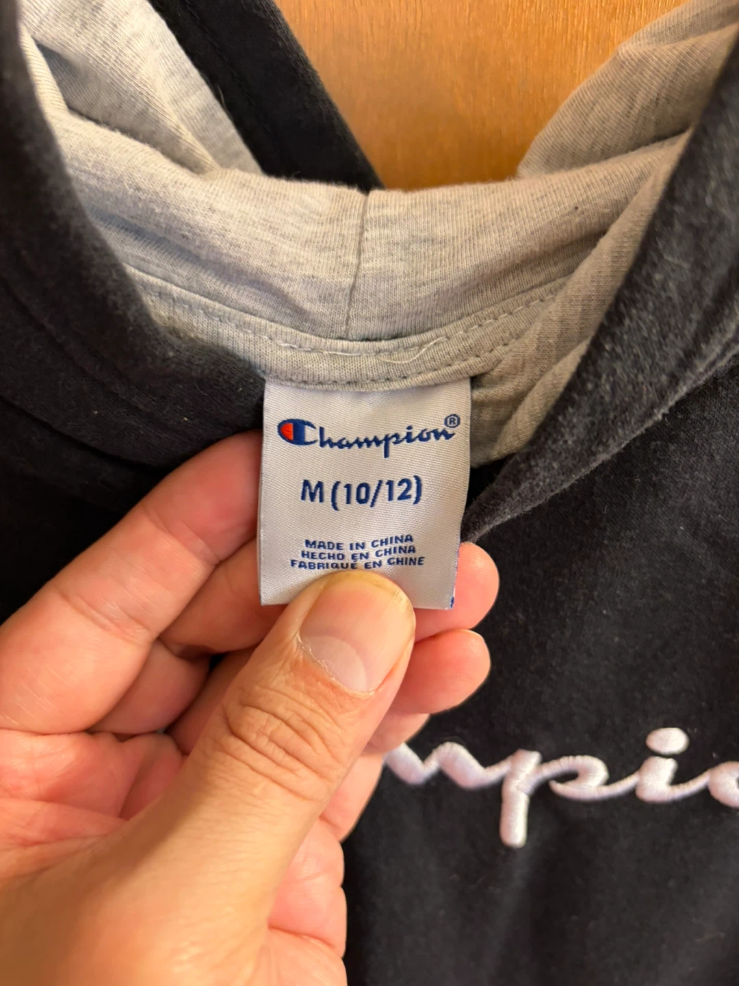 Champion Kids Black Hoodie - photo 2