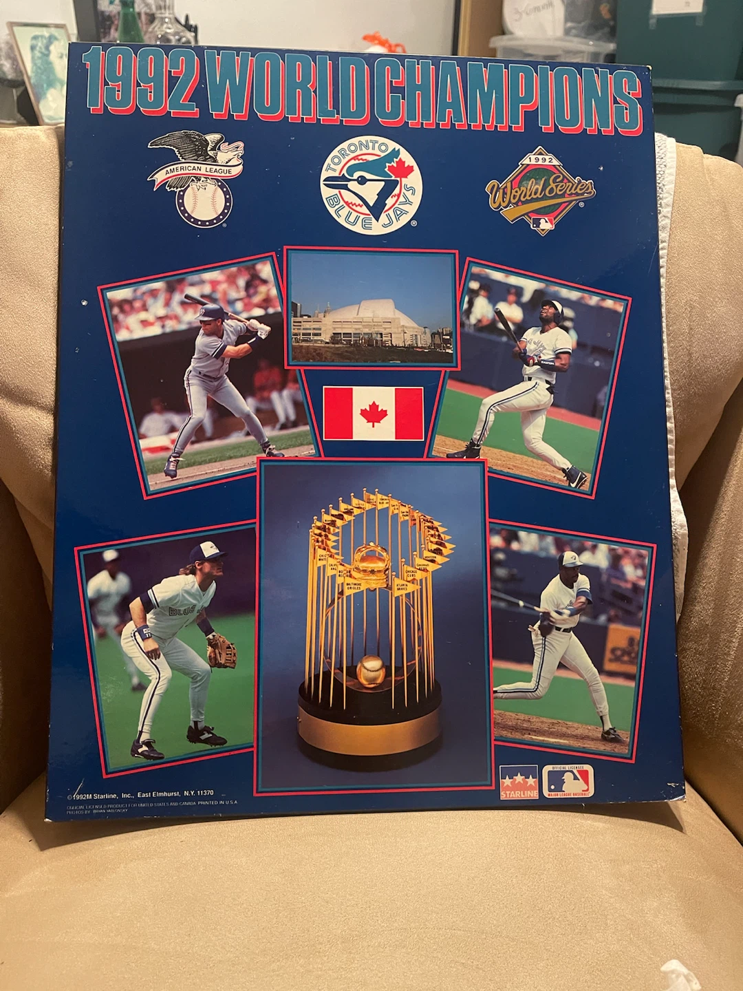 1992 Toronto Blue Jays World Champions Plaque - photo 3