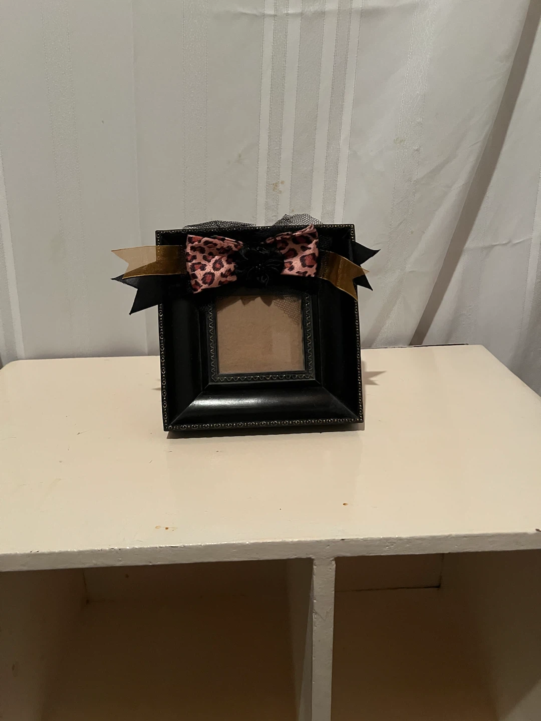 Black decorative picture frame