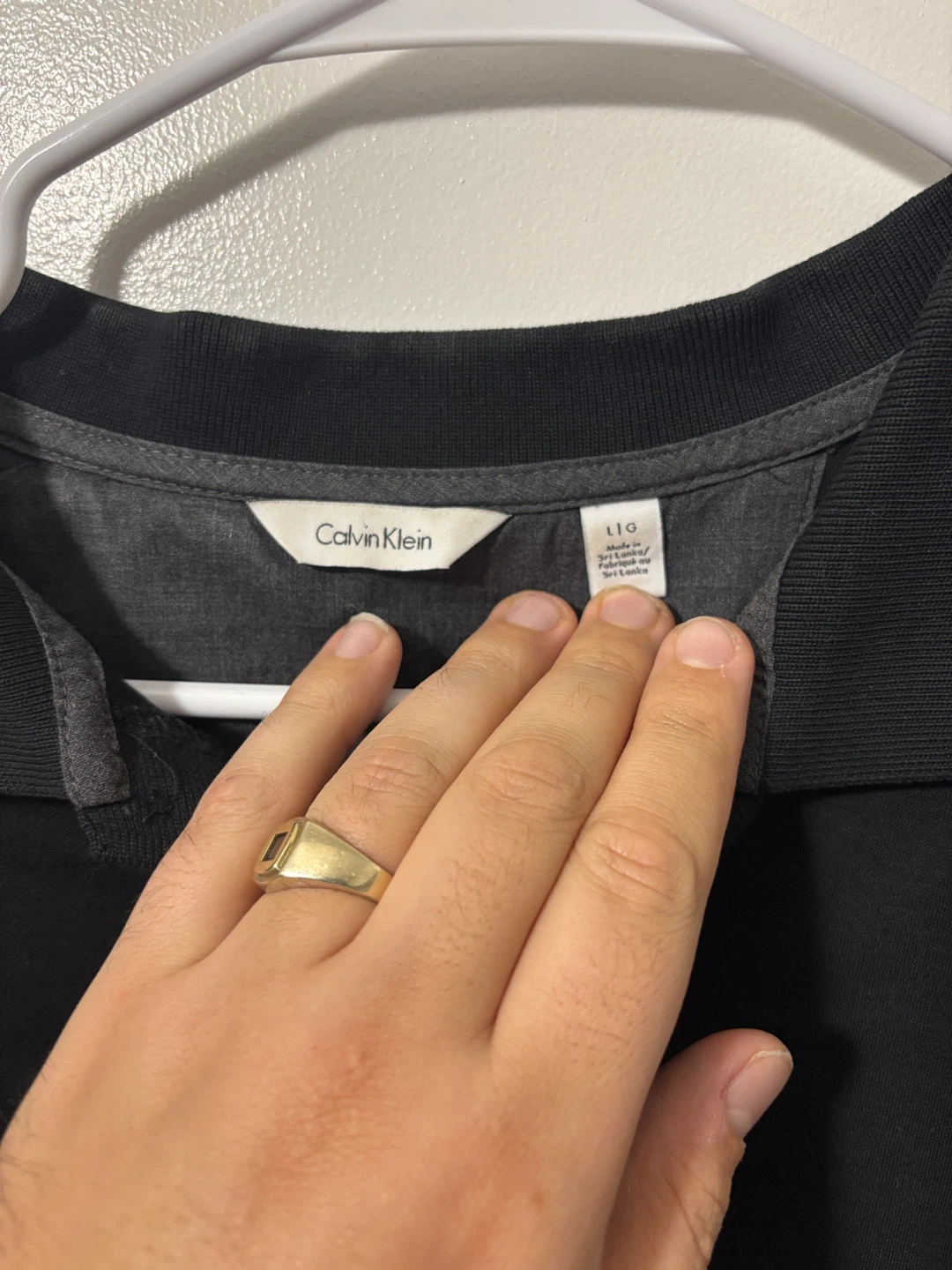 Calvin Klein Black Polo Shirt - photo 2