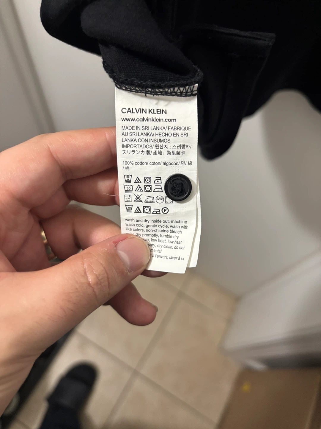 Calvin Klein Black Polo Shirt - photo 4