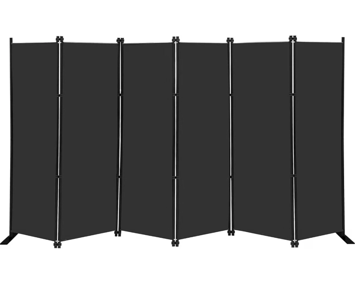 6-Panel Freestanding Room Divider Screen