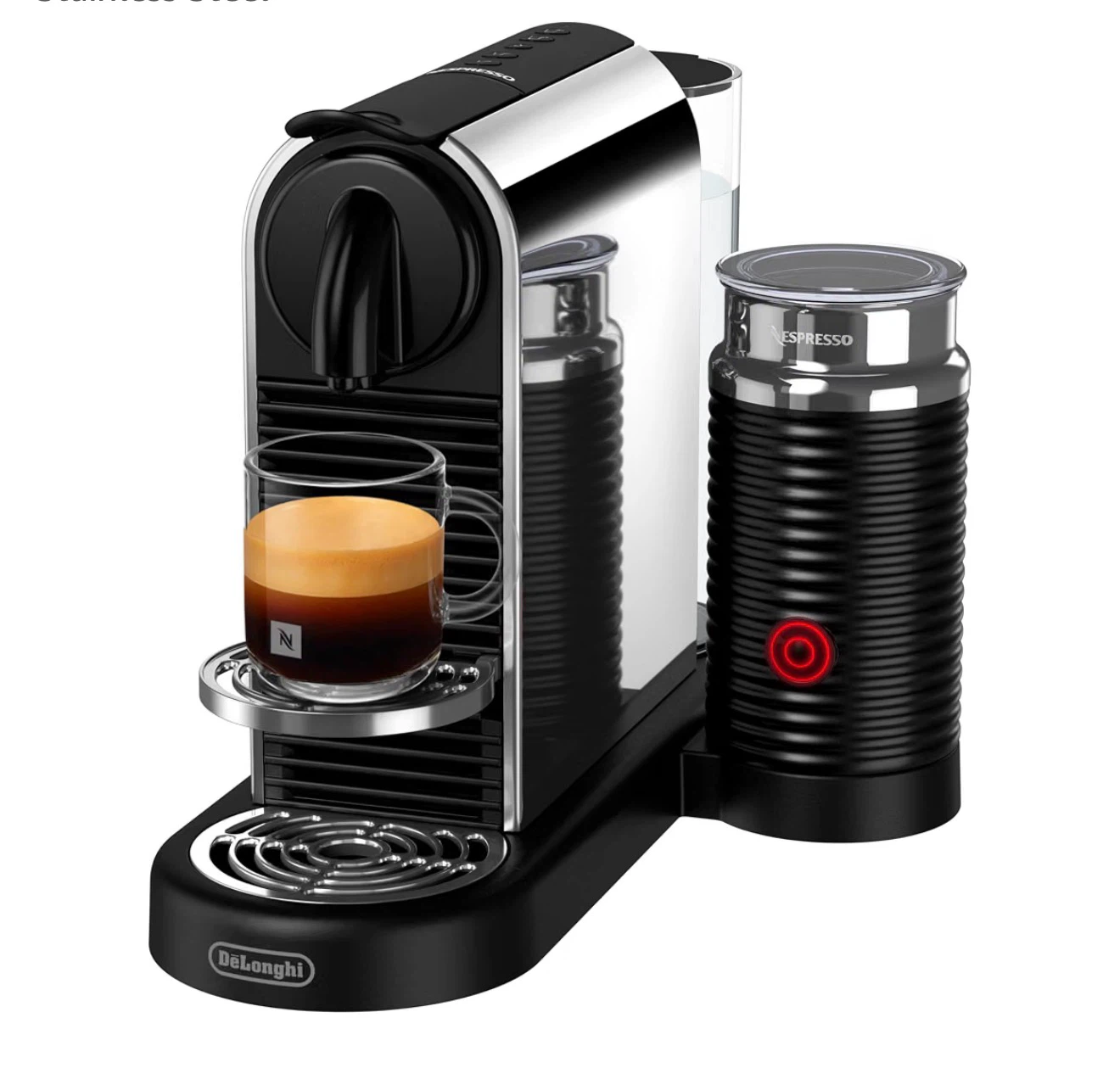 Nespresso Citiz Platinum & Milk Coffee Machine