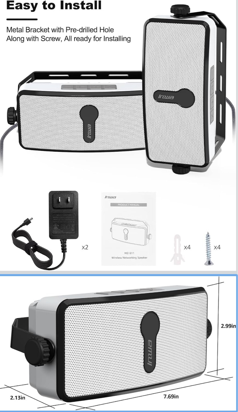 Inwa MZ-511 Bluetooth Speakers - photo 3