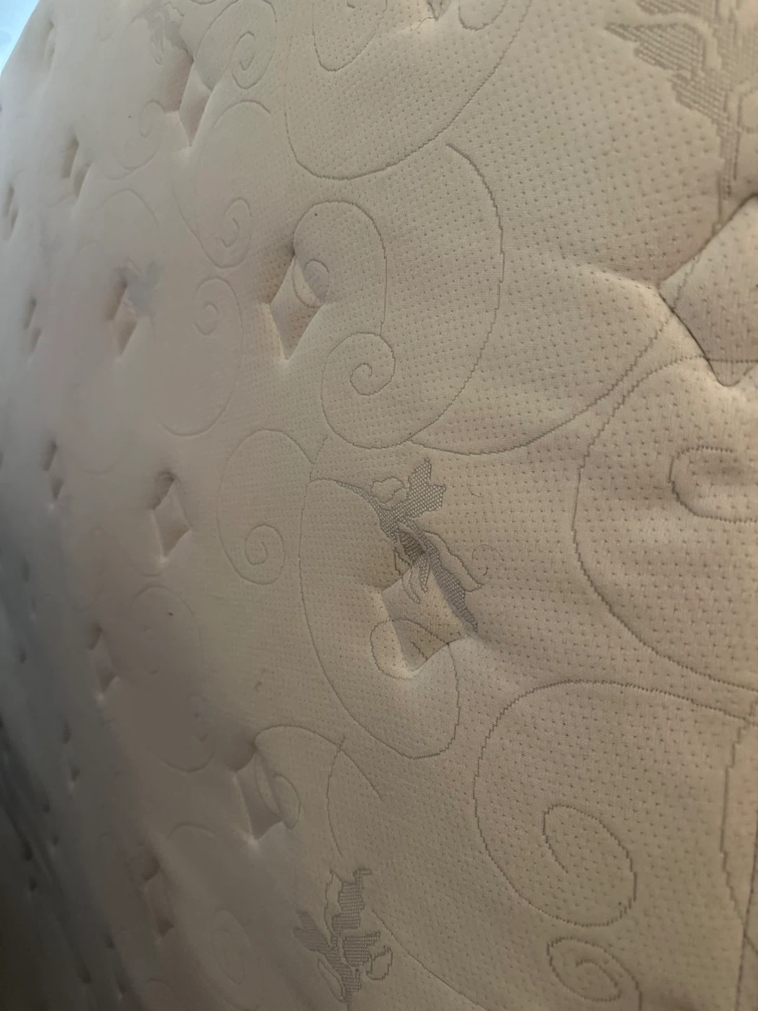 Dark Wood Queen Bed Frame and Mattress Set - photo 2