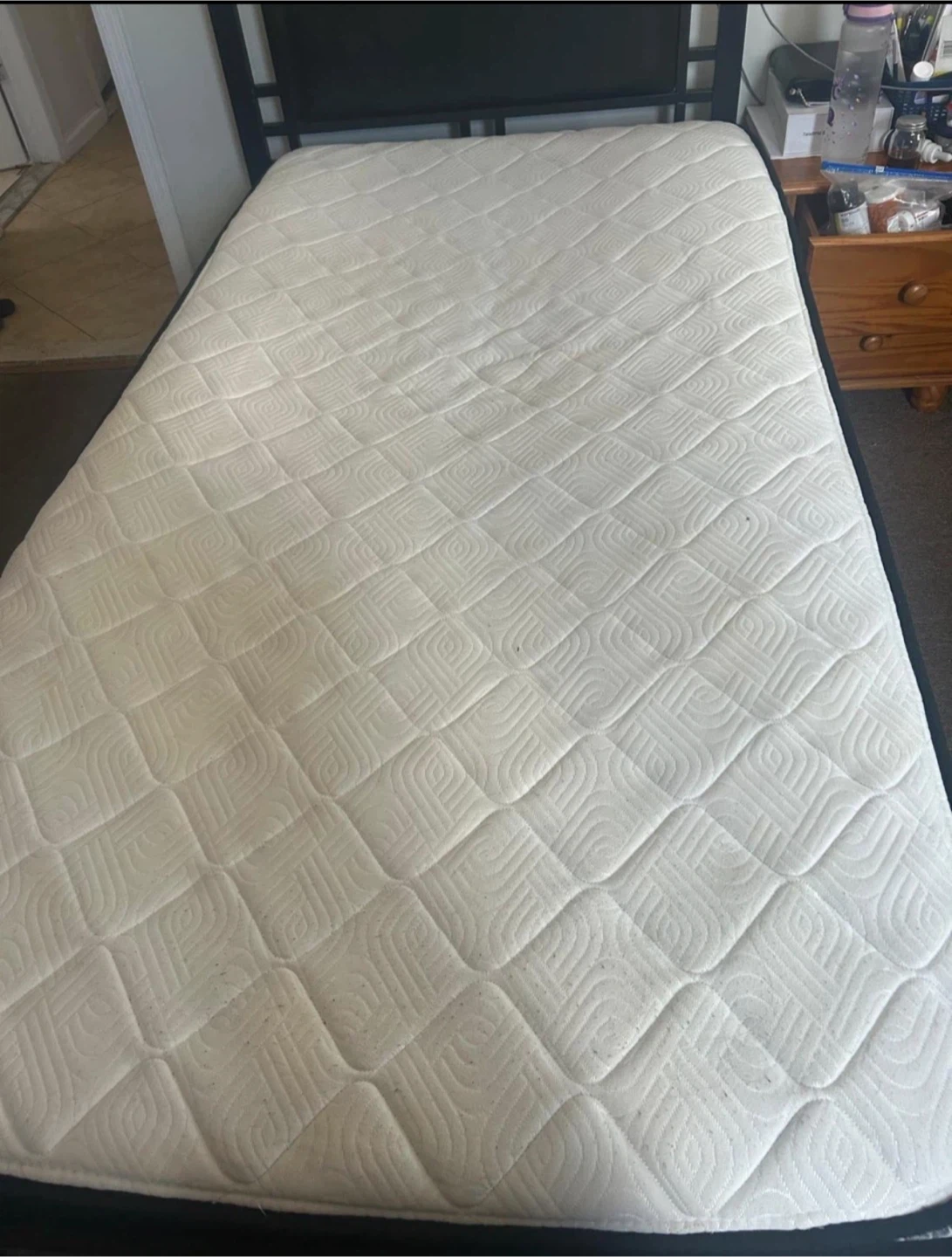 Metal Twin Beds Frame with mattresses - photo 2