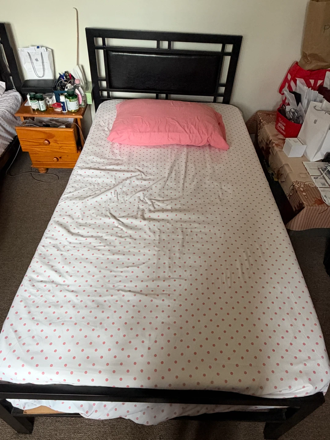 Metal Twin Beds Frame with mattresses - photo 4