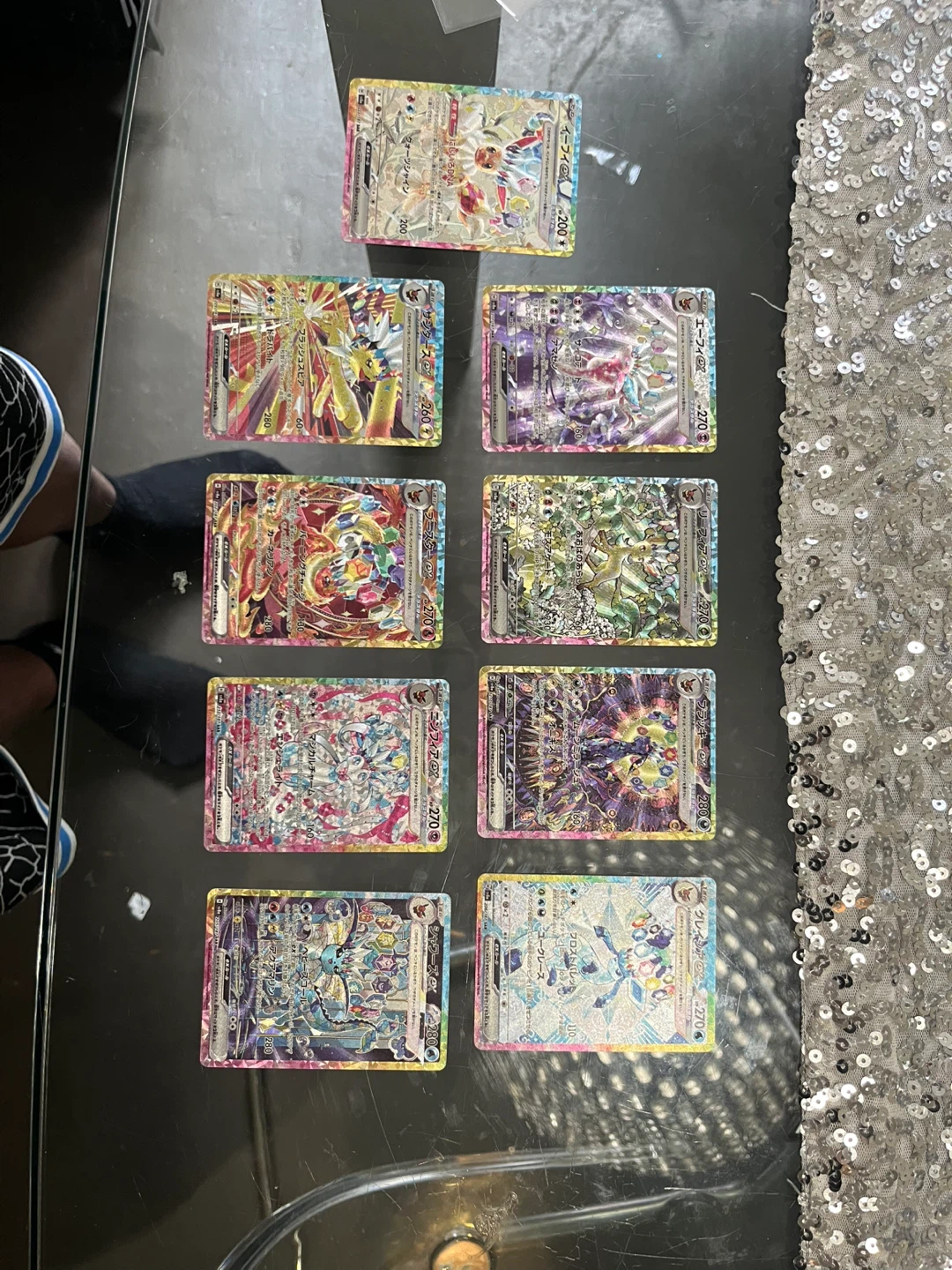 Pokemon lot of 9 Japanese sar custom cards