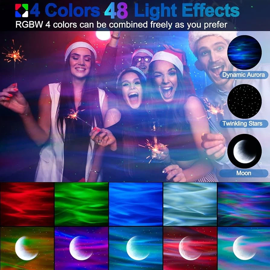 Cadrim Star Light Projector Aurora with Moon - New - photo 2
