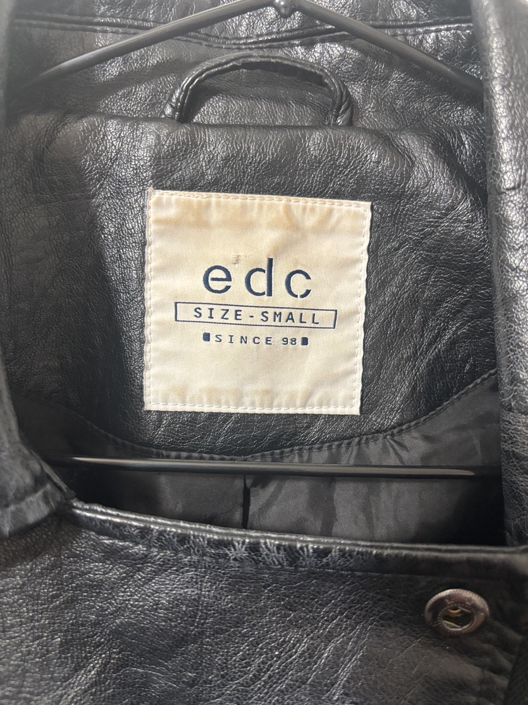 edc Black Faux Leather Jacket - photo 2
