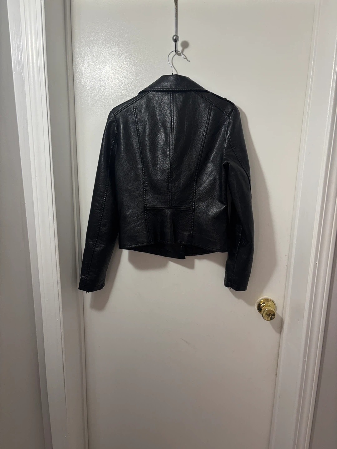 edc Black Faux Leather Jacket - photo 4
