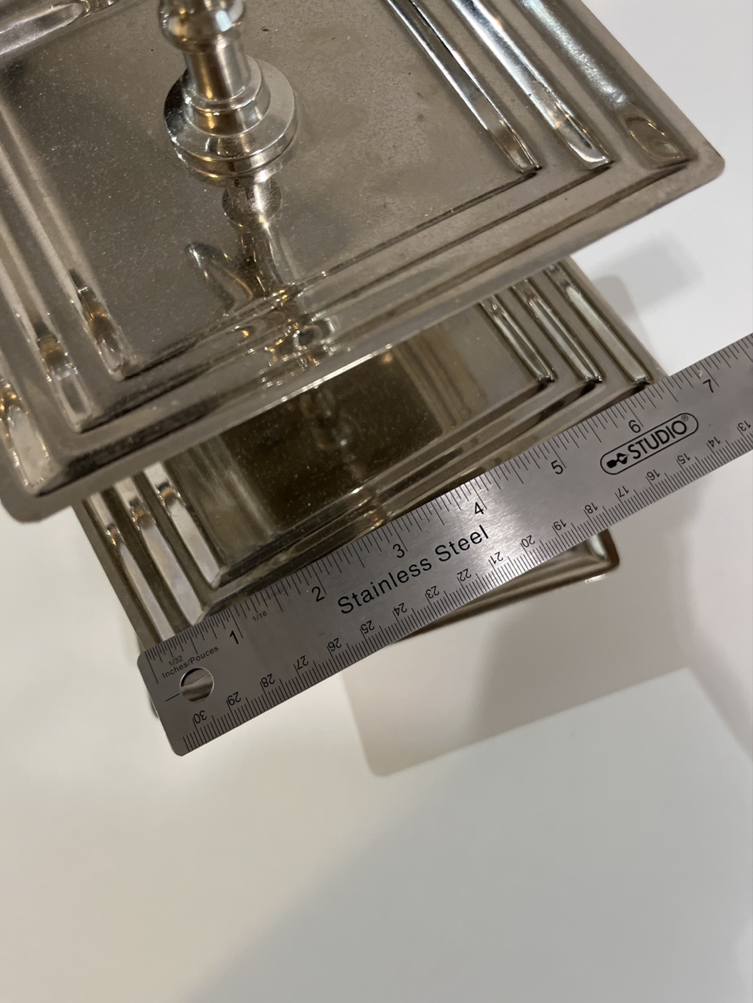 Three-Tier Stainless Steel Serving Tray - photo 3