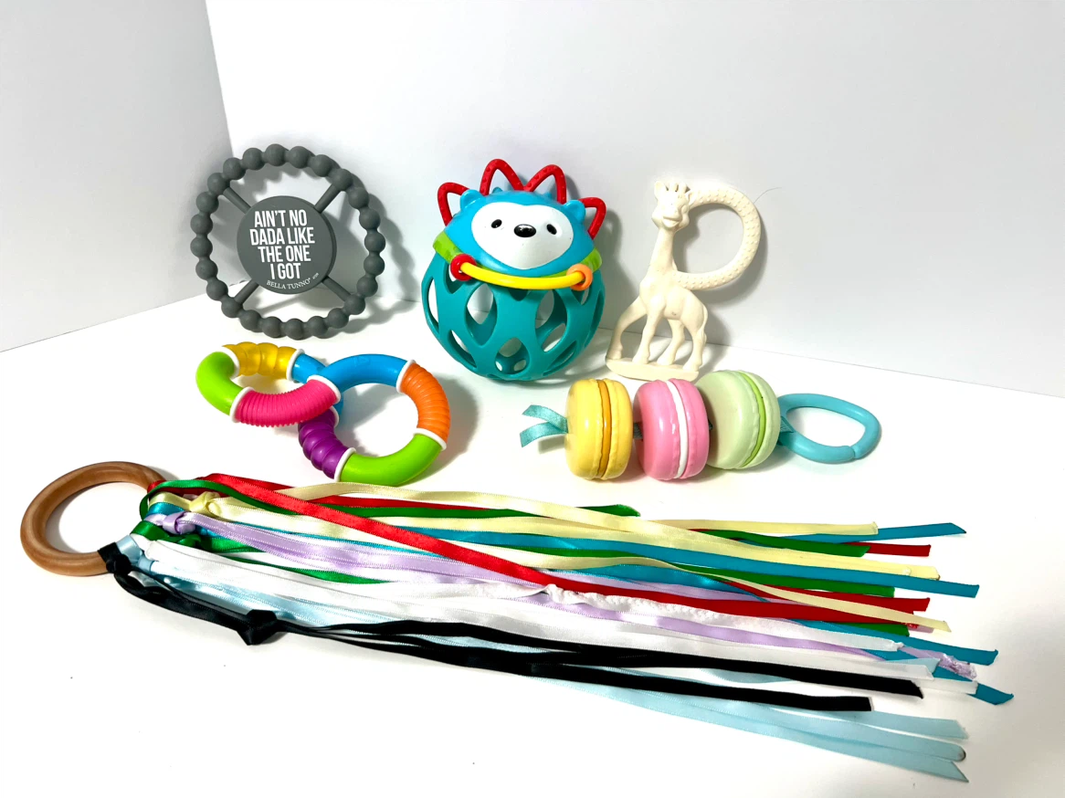 Baby Teether and Sensory Toy Bundle