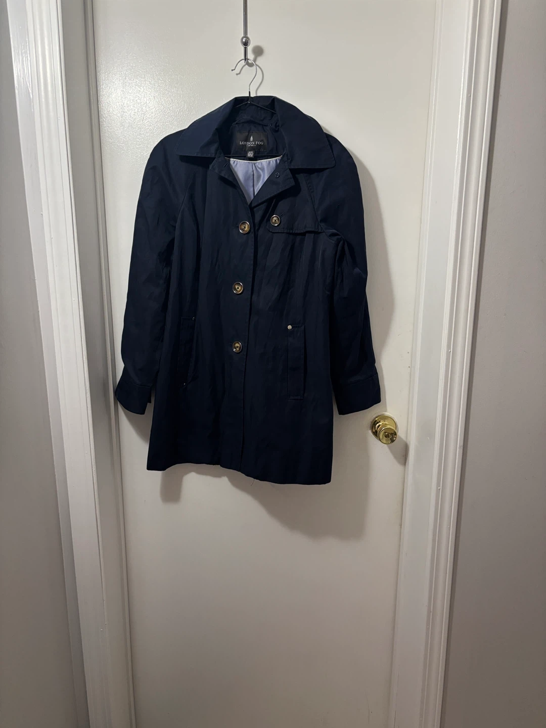 London Fog Navy Trench Coat - photo 3
