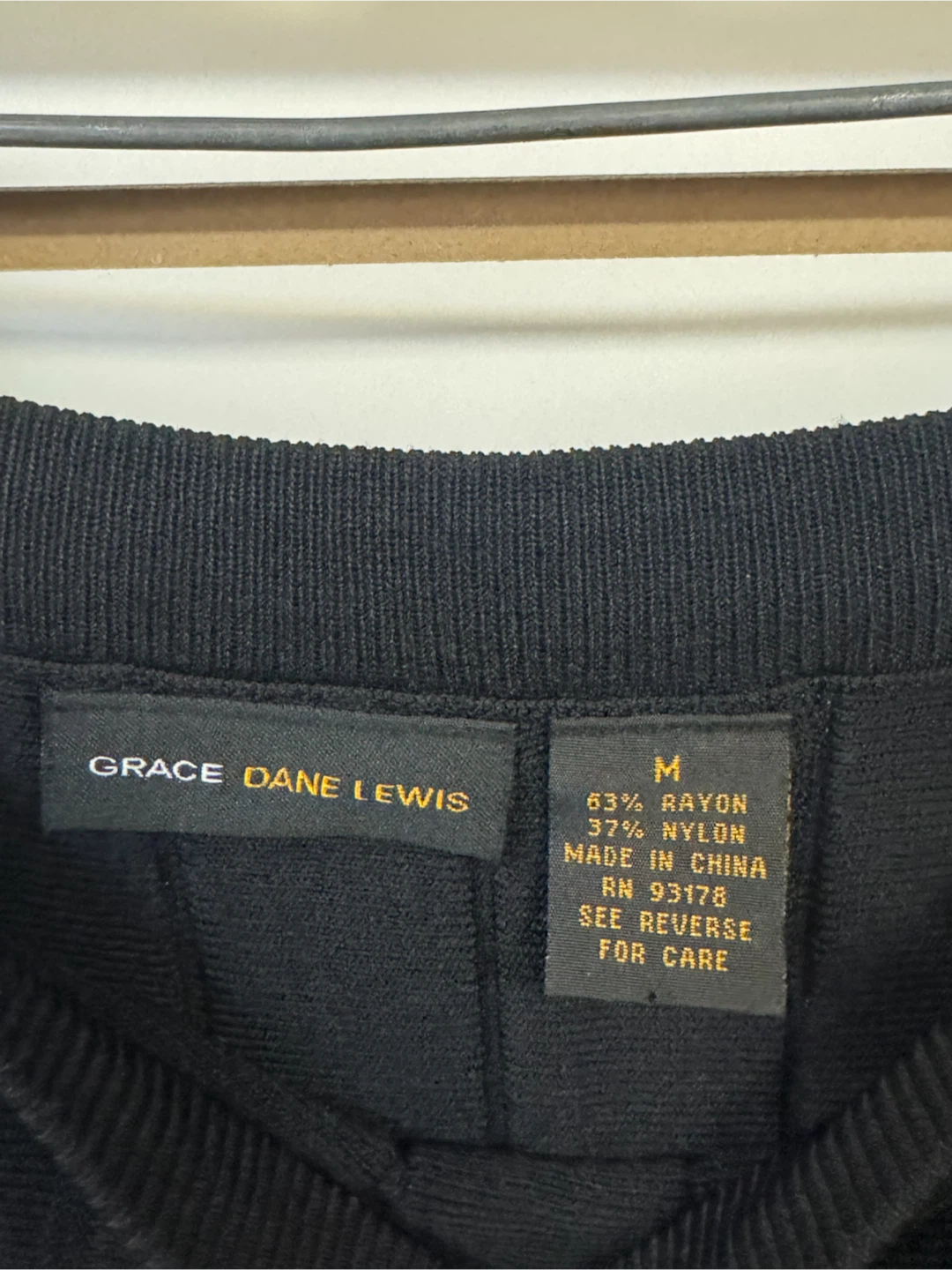 Grace Dane Lewis Black Knit Skirt - photo 2