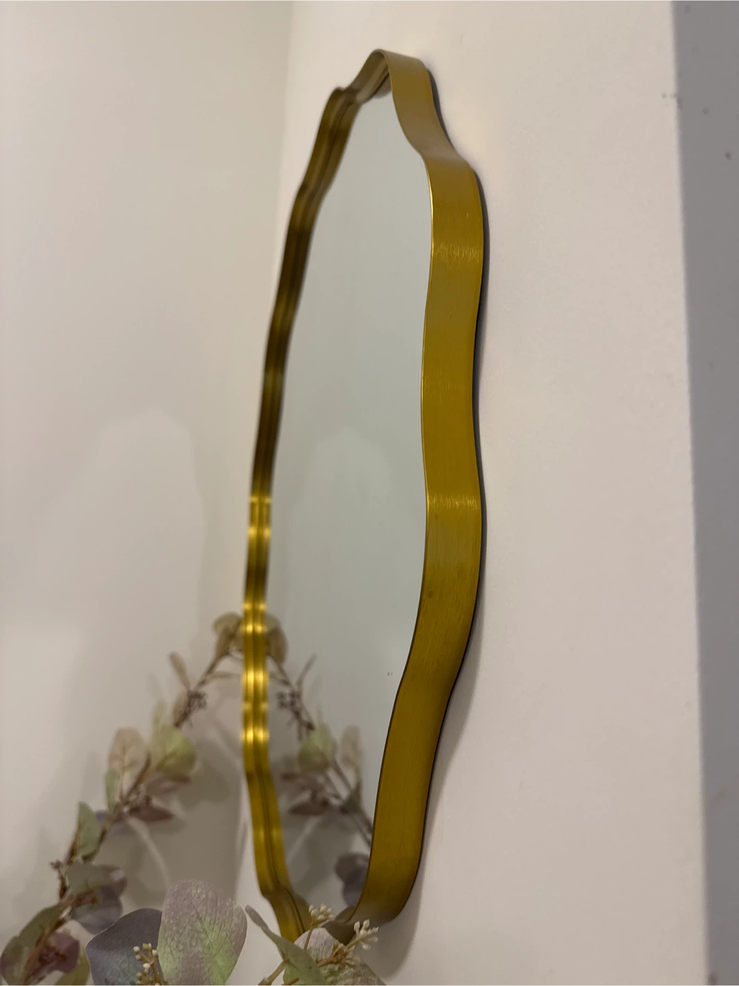 Gold Scalloped Wall Mirror - photo 3