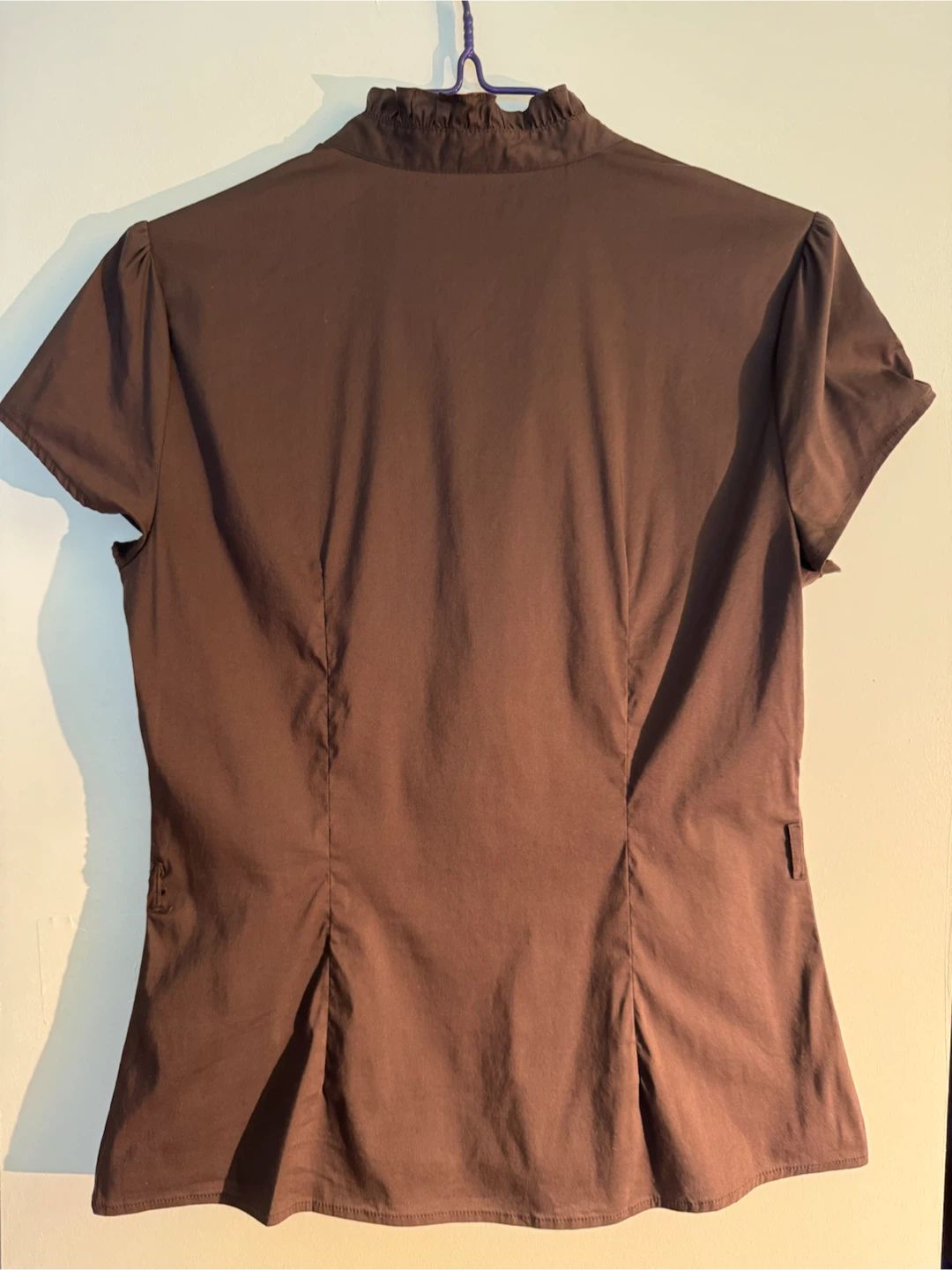 RW&Co. Brown Ruffled Blouse - photo 3